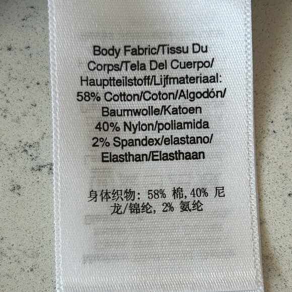 Blue DKNY Puff Sleeve Button Down Shirt Crop Top - Picture 4 of 4